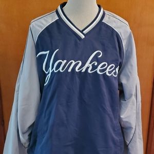Mens MLB Yankees Pull-over Lightweight Jacket size Medium